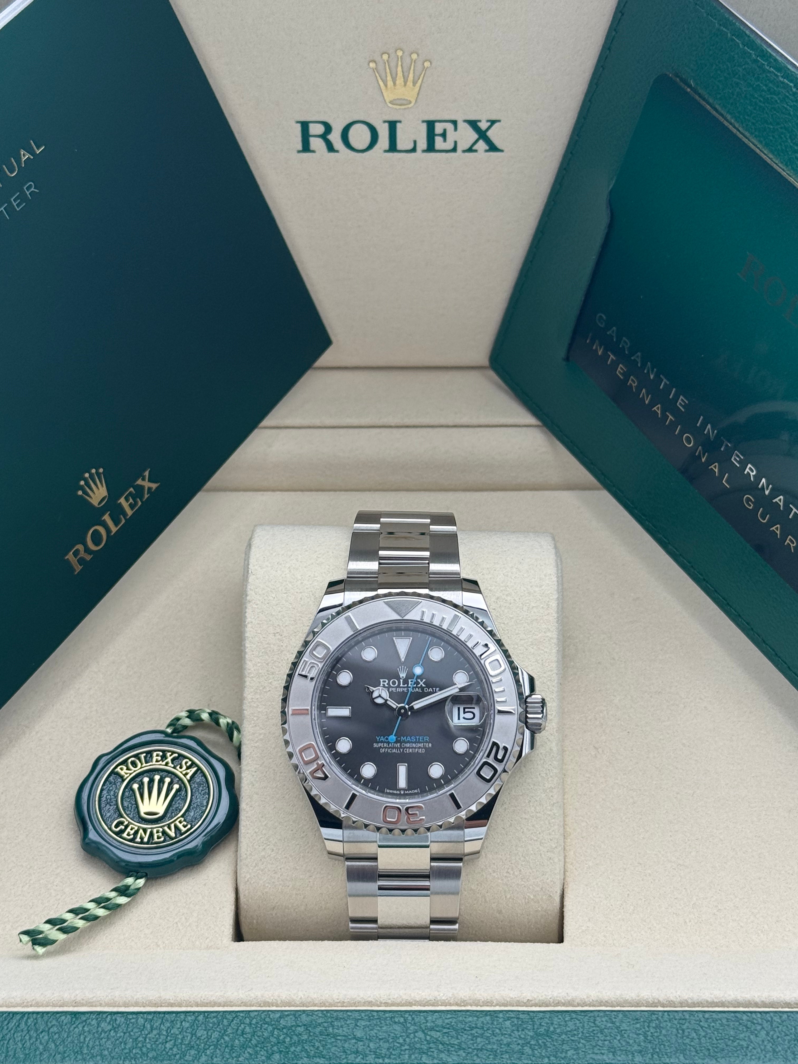 Rolex Yacht-Master 37 – Ref. 268622 | Schiefergraues Zifferblatt | Oyster-Band