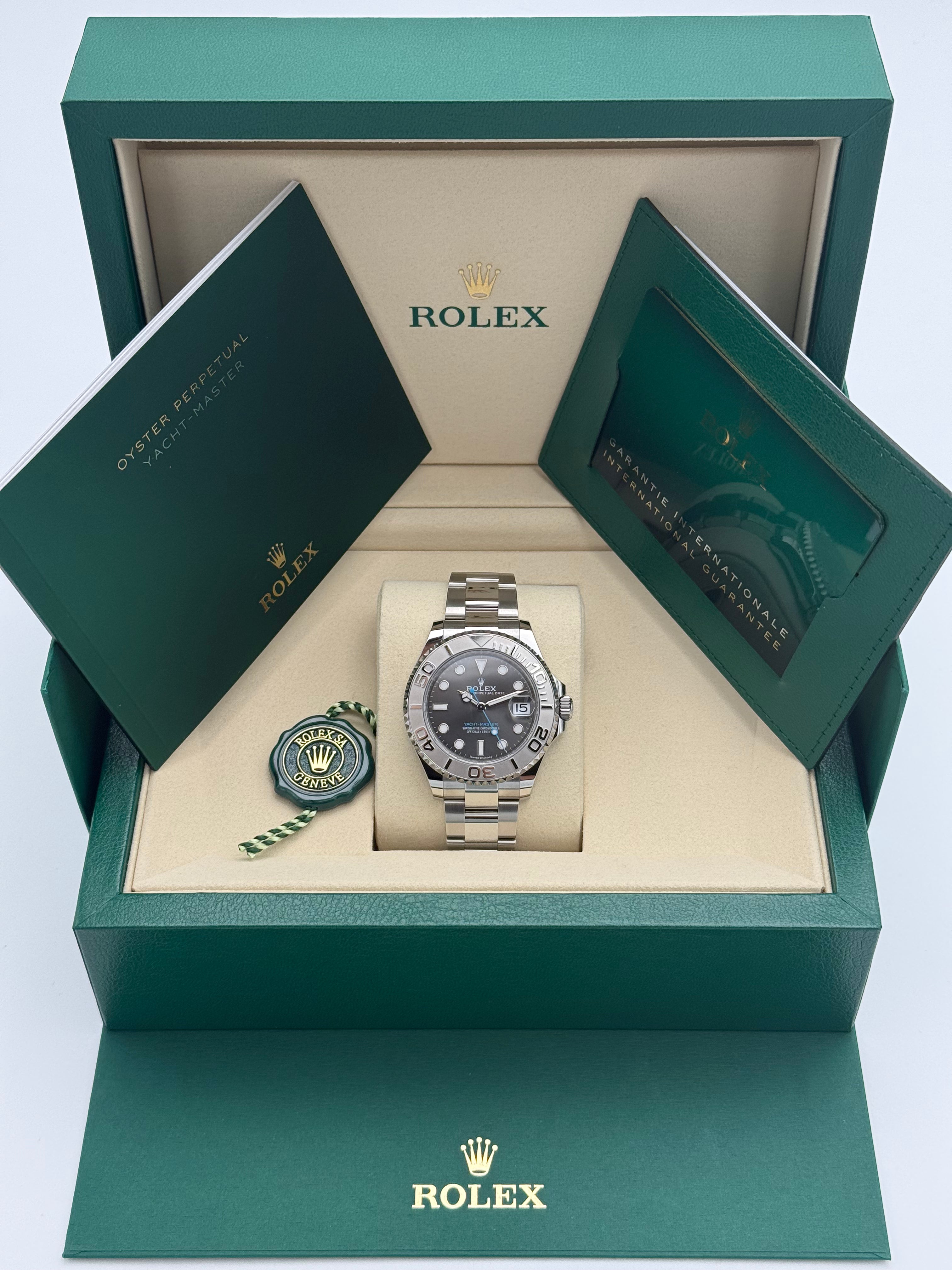 Rolex Yacht-Master 37 – Ref. 268622 | Schiefergraues Zifferblatt | Oyster-Band