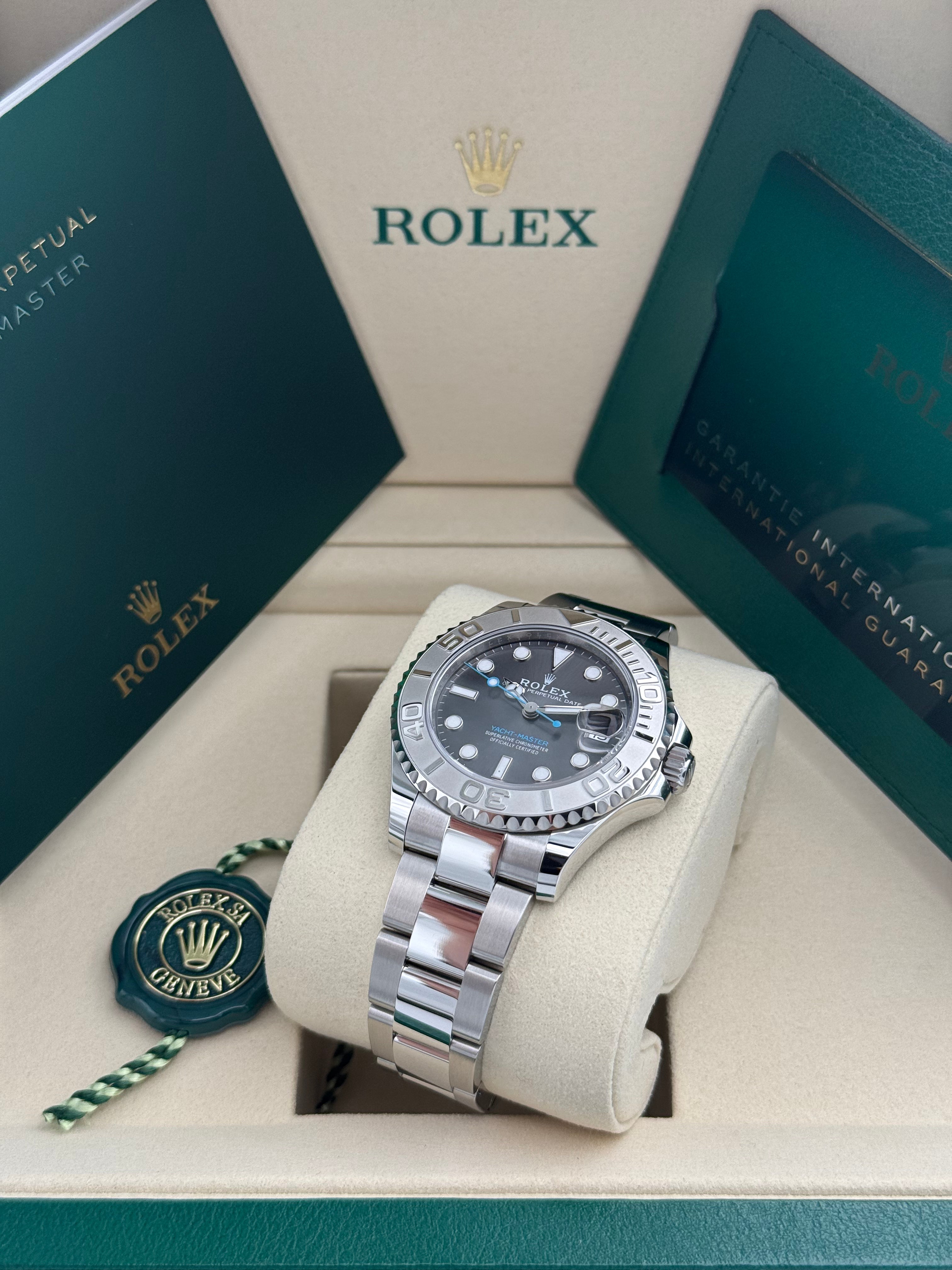 Rolex Yacht-Master 37 – Ref. 268622 | Schiefergraues Zifferblatt | Oyster-Band