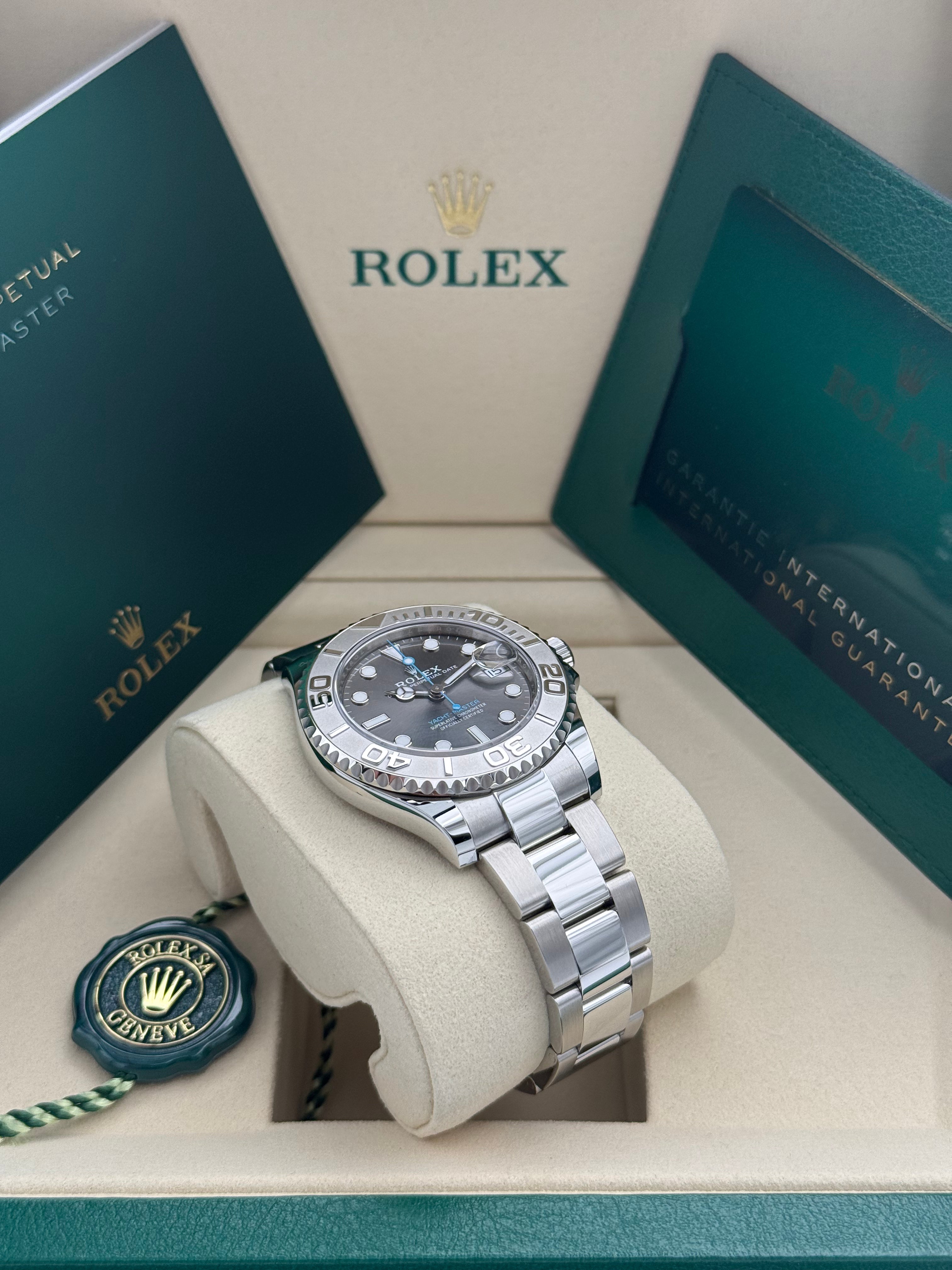 Rolex Yacht-Master 37 – Ref. 268622 | Schiefergraues Zifferblatt | Oyster-Band