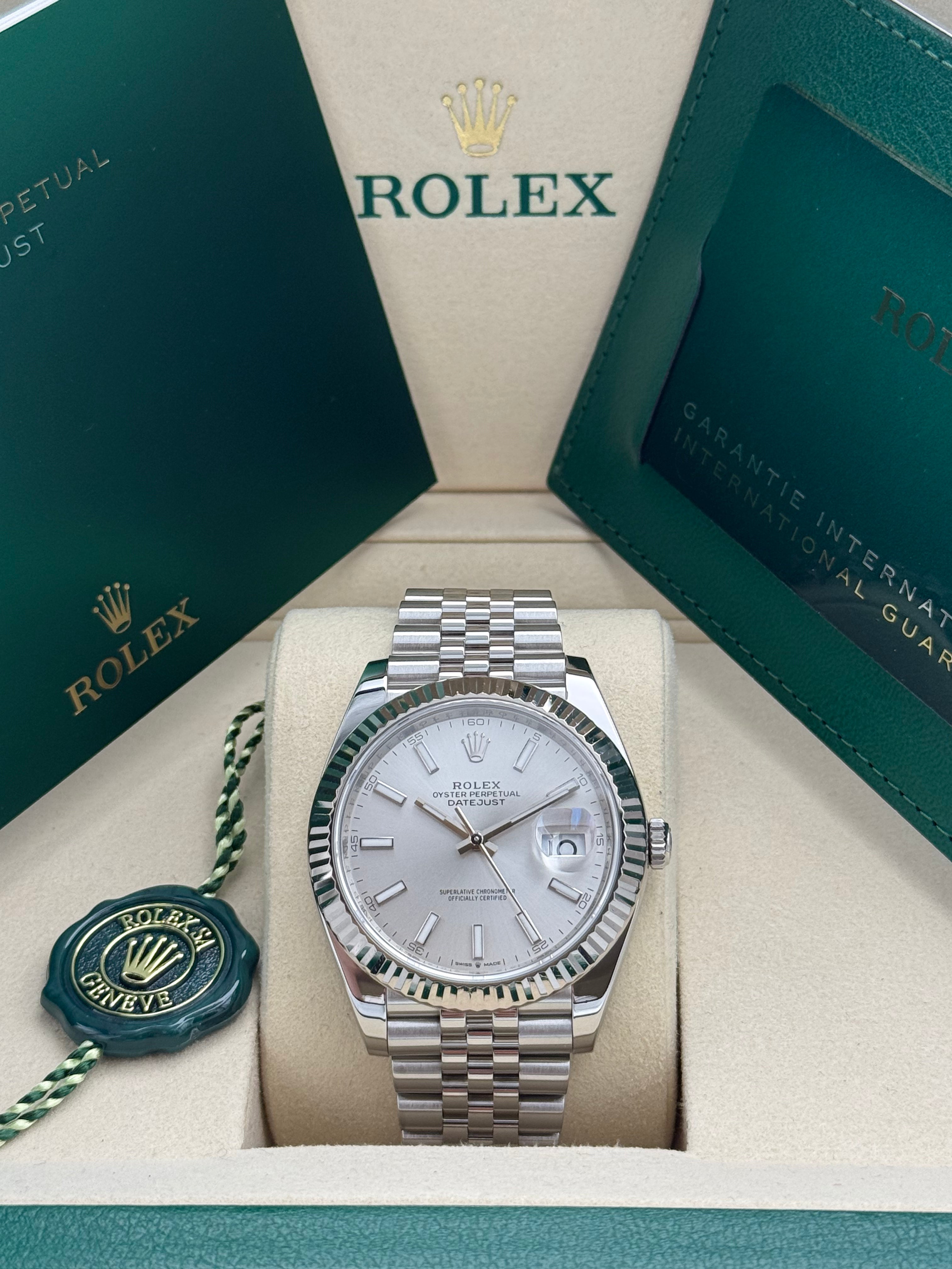 Rolex Datejust 41 – Ref. 126334 |Silbernes Zifferblatt | Jubilee-Band
