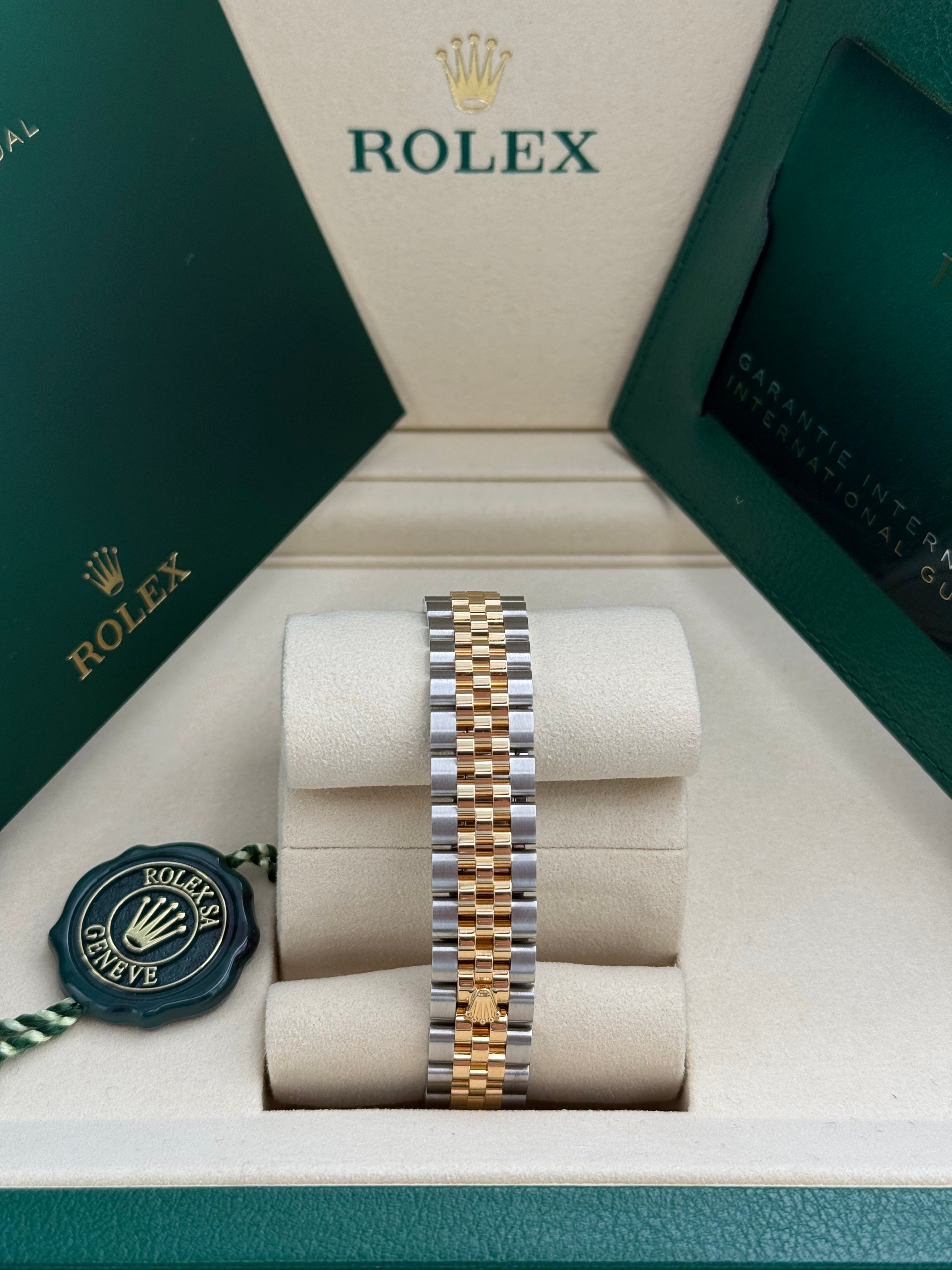 Rolex Lady-Datejust 28 – Ref. 279173 | Perlmutt-Zifferblatt mit Diamanten | Jubilee-Band