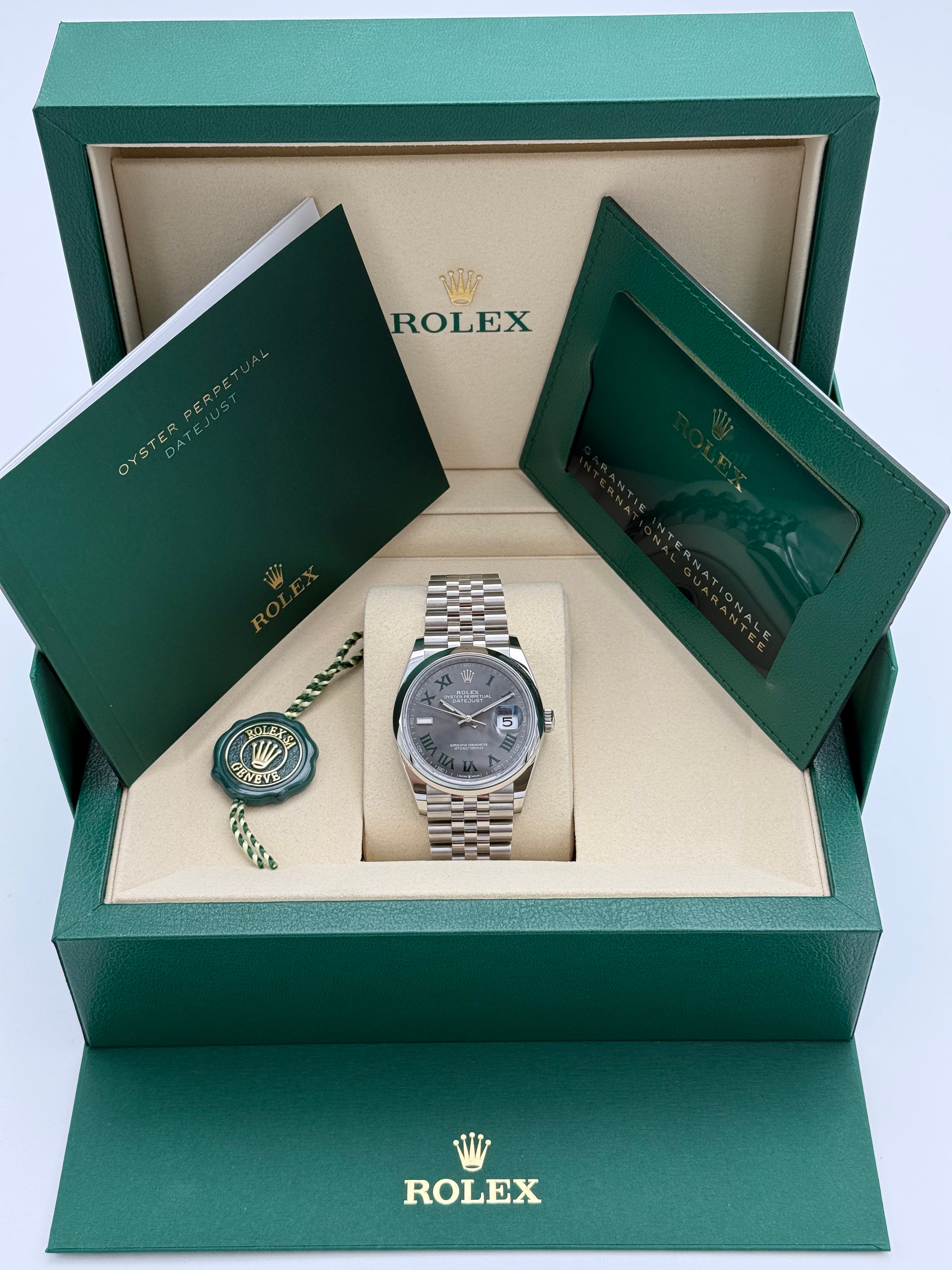 Rolex Datejust 36 – Ref. 126200 | Schiefergraues Zifferblatt | Jubilee-Band