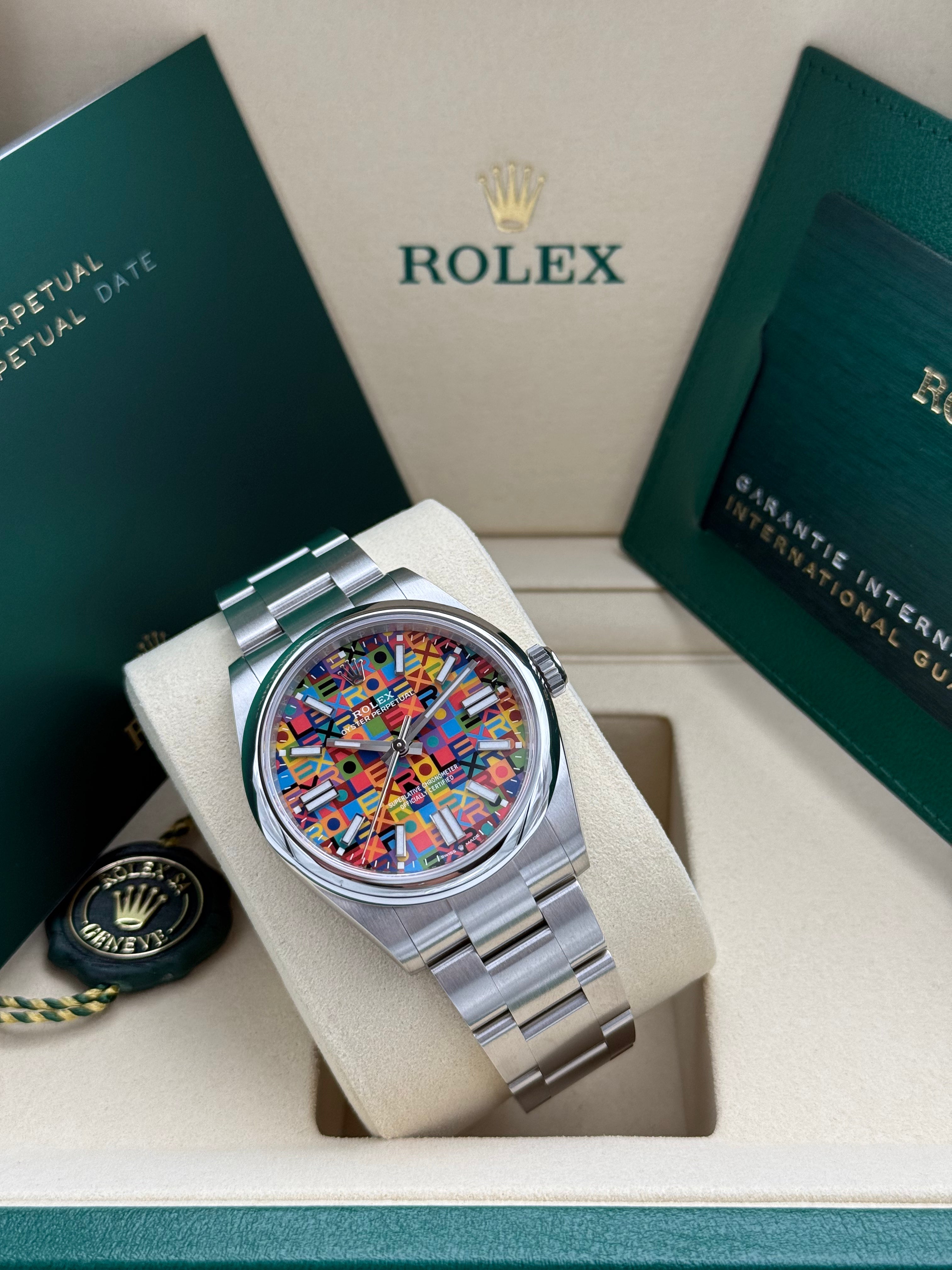 Rolex Oyster Perpetual 41 – Ref. 134300 | Jubilee-Motif Zifferblatt | Oyster-Band