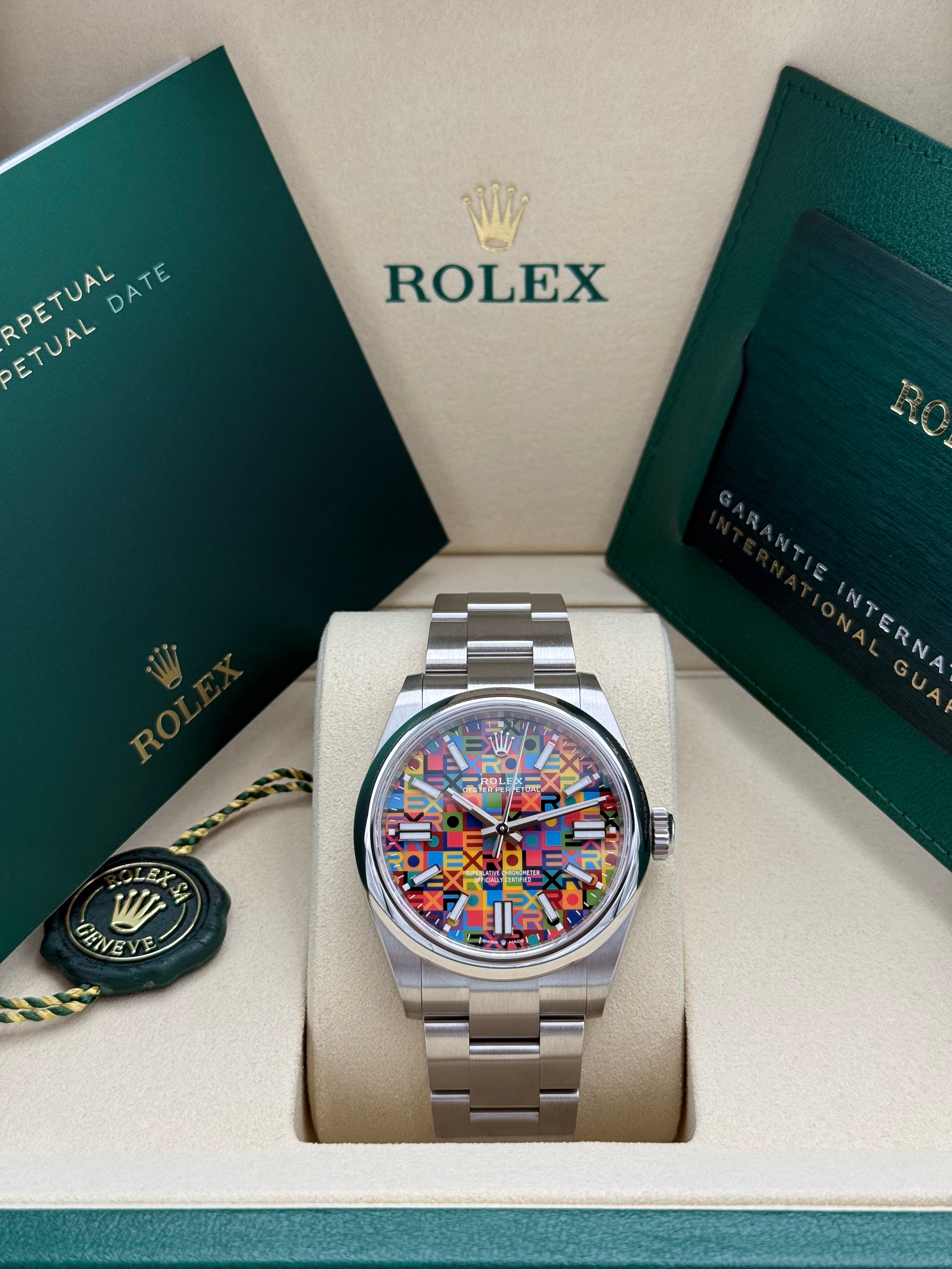 Rolex Oyster Perpetual 41 – Ref. 134300 | Jubilee-Motif Zifferblatt | Oyster-Band