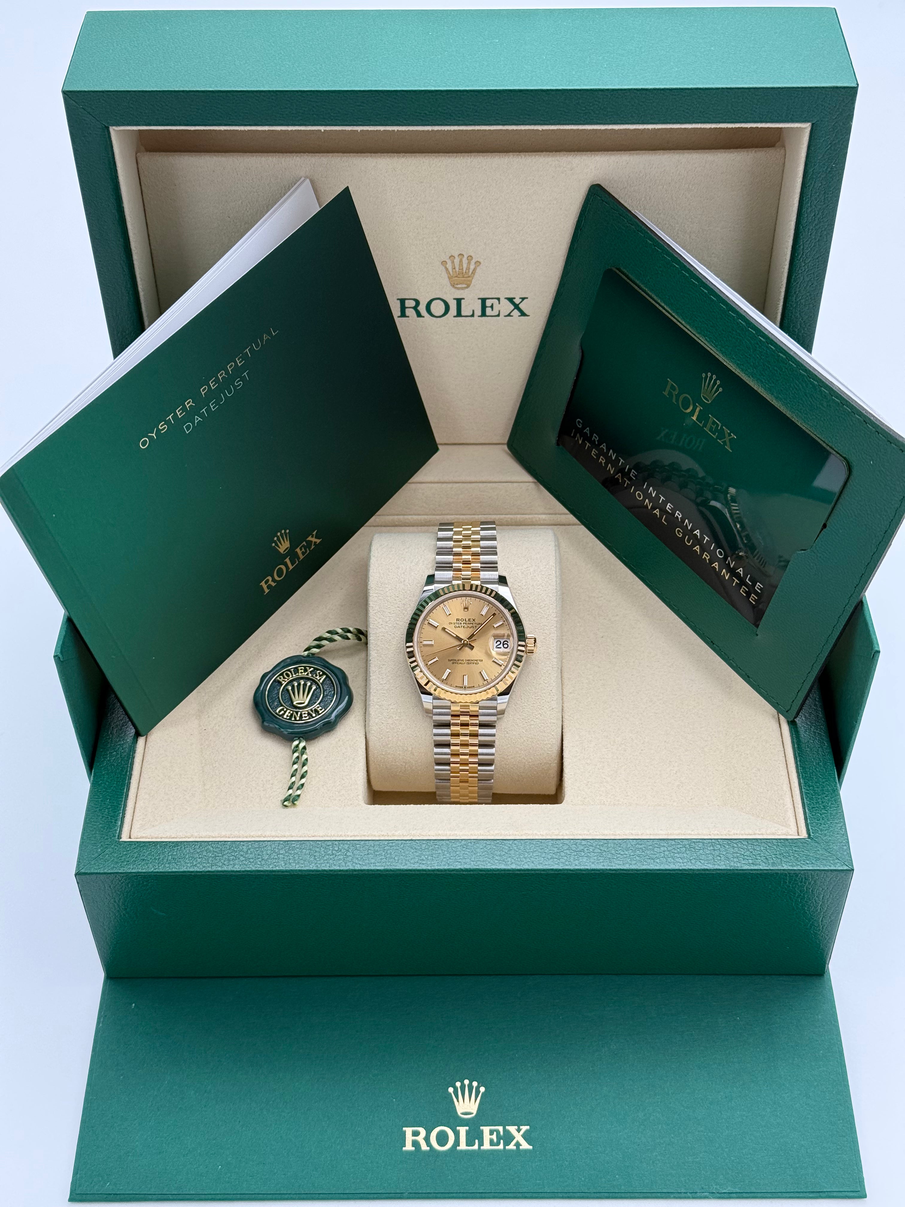Rolex Datejust 31 – Ref. 278273 | Champagnerfarbenes Zifferblatt | Jubilee-Band