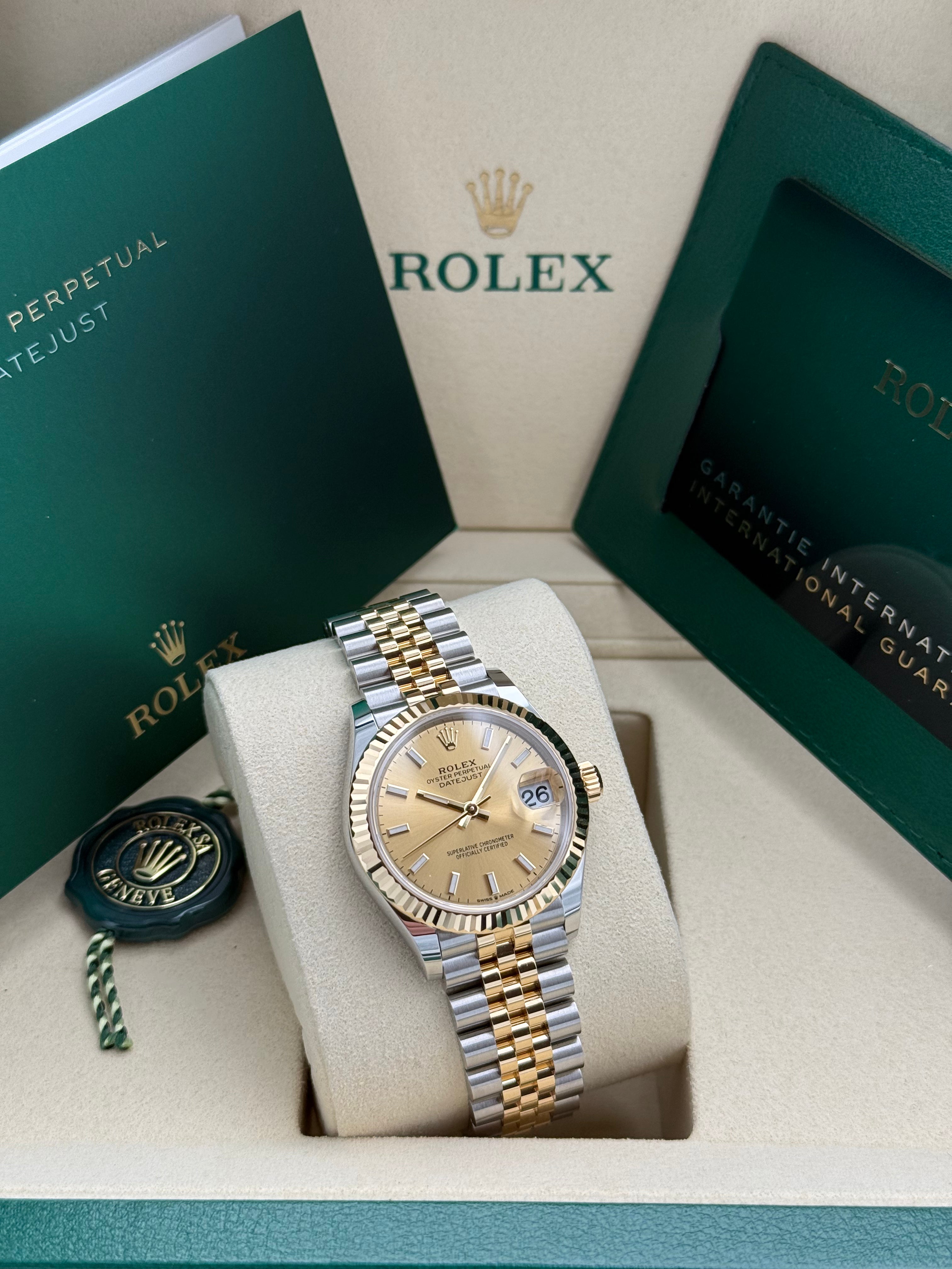 Rolex Datejust 31 – Ref. 278273 | Champagnerfarbenes Zifferblatt | Jubilee-Band