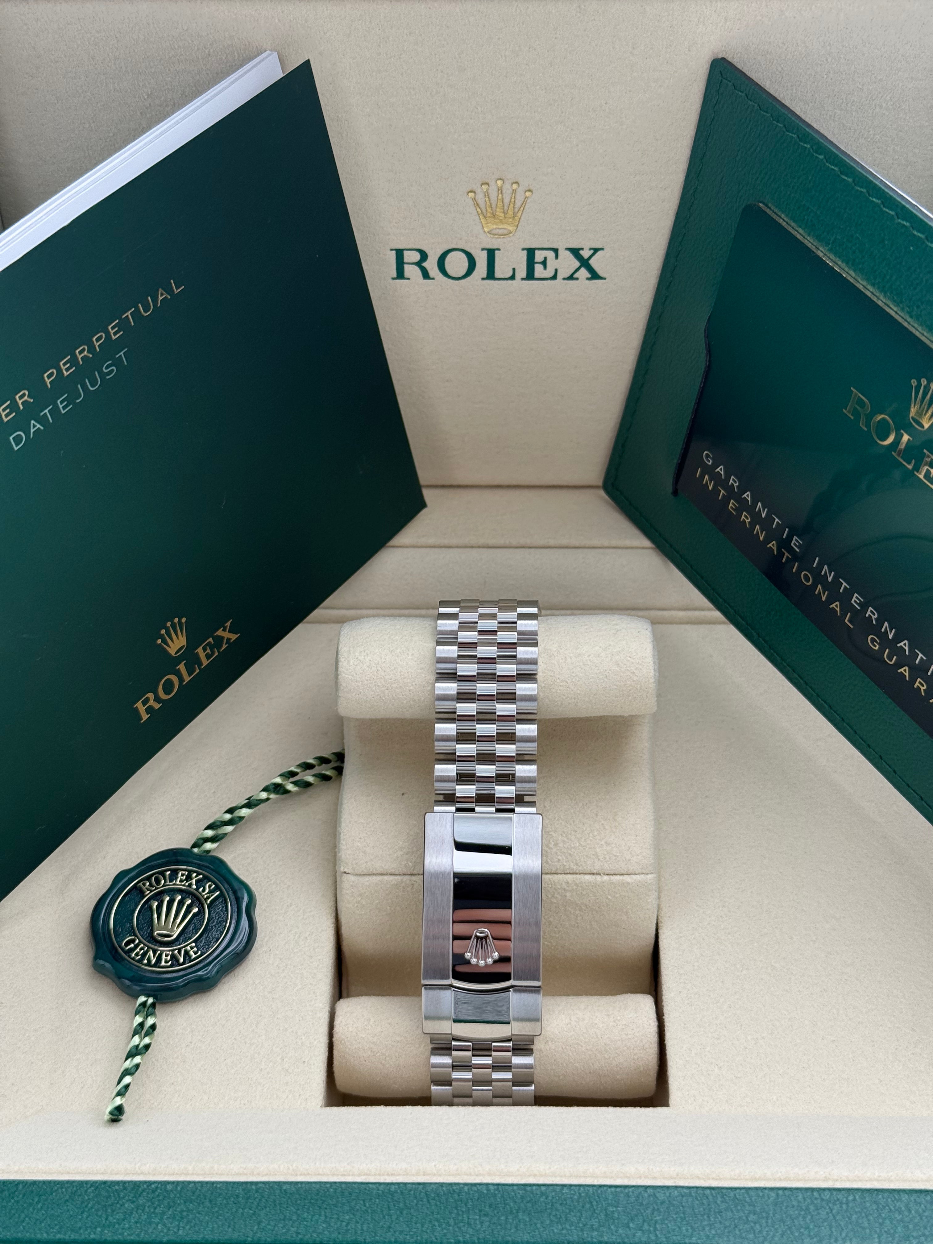 Rolex Datejust 41 – Ref. 126300 | Mintgrünes Zifferblatt | Jubilee-Band