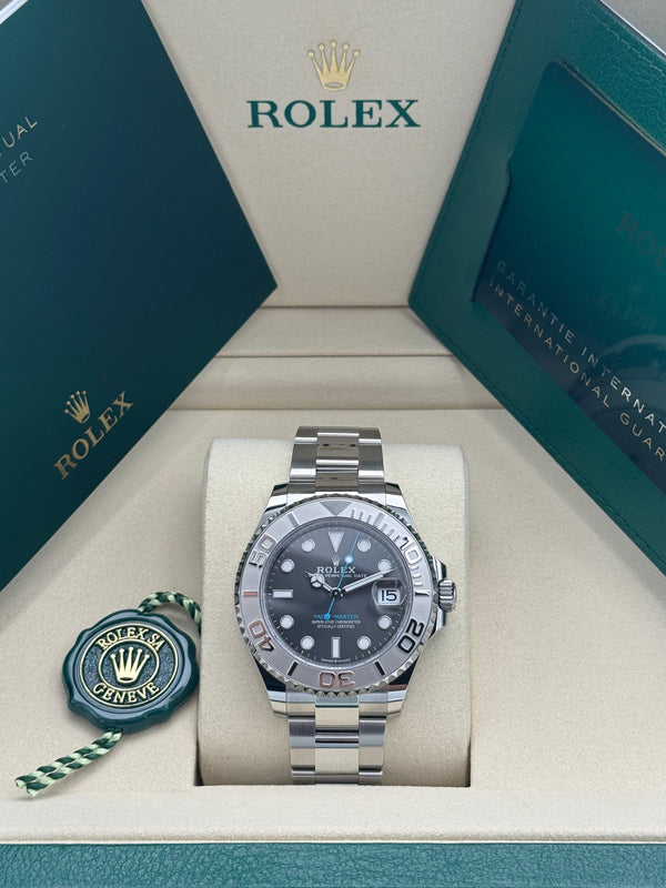 Rolex Yacht-Master 37 – Ref. 268622 | Schiefergraues Zifferblatt | Oyster-Band
