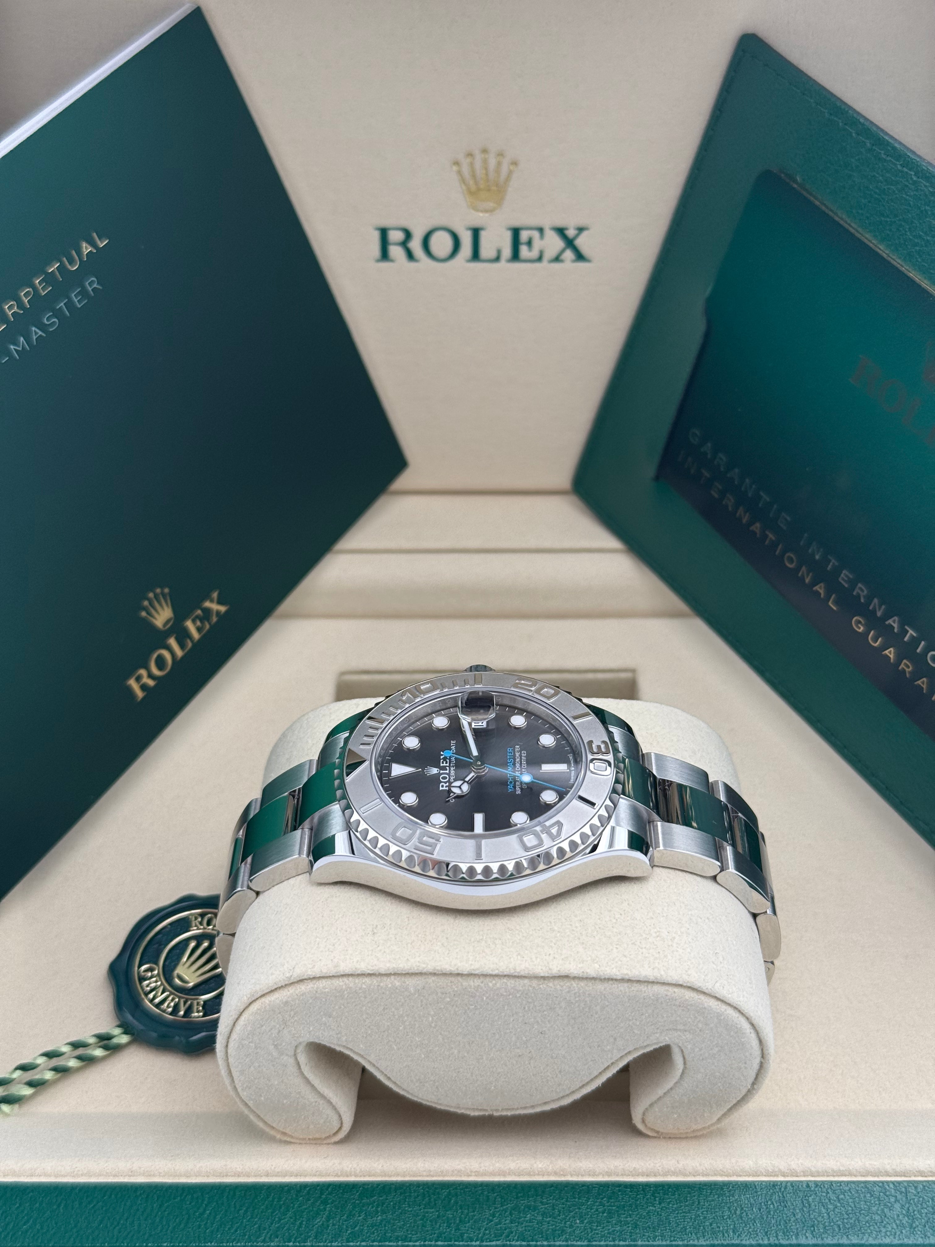 Rolex Yacht-Master 37 – Ref. 268622 | Schiefergraues Zifferblatt | Oyster-Band