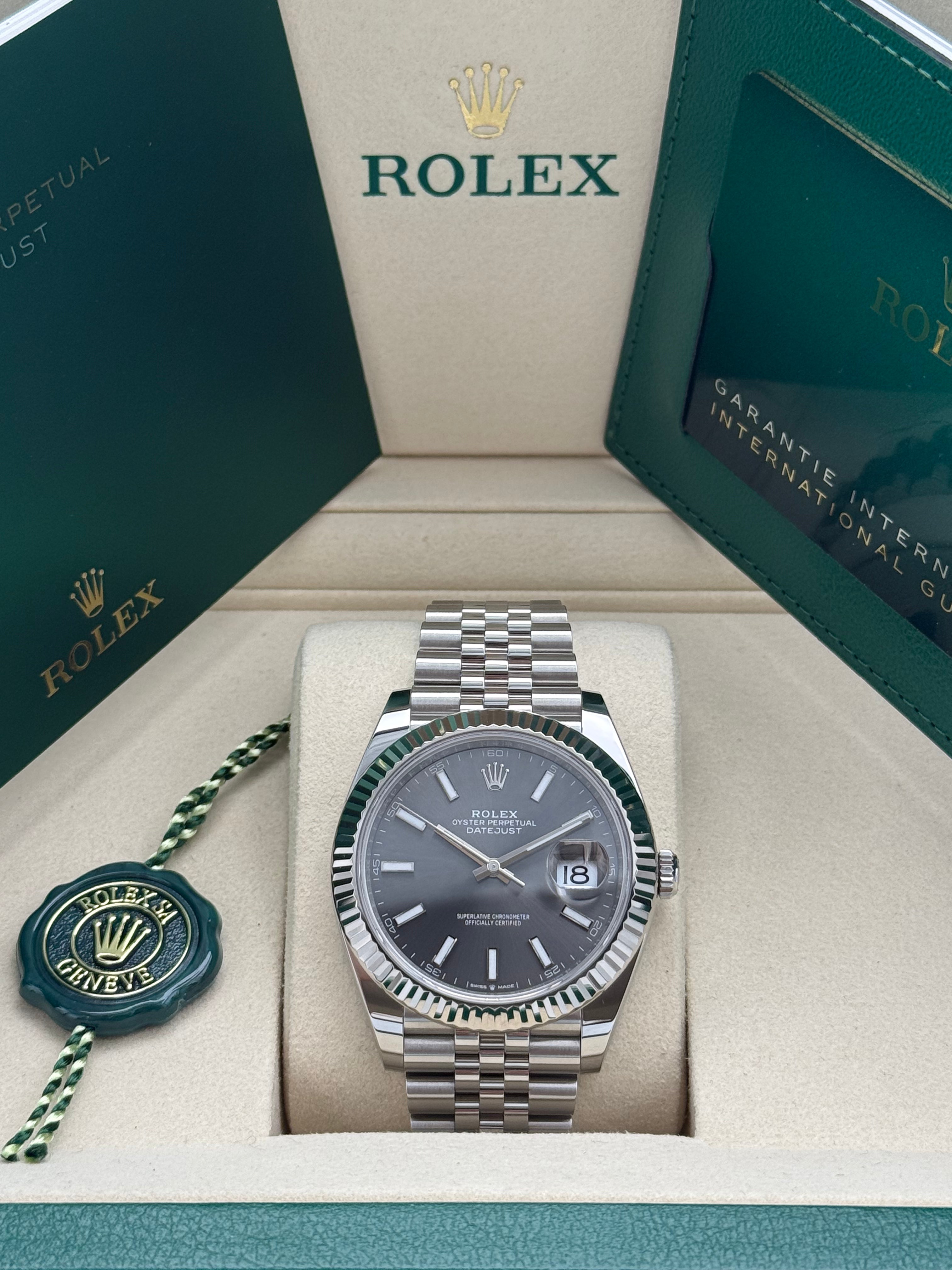 Rolex Datejust 41 – Ref. 126334 |Schiefergraues Zifferblatt | Jubilee-Band