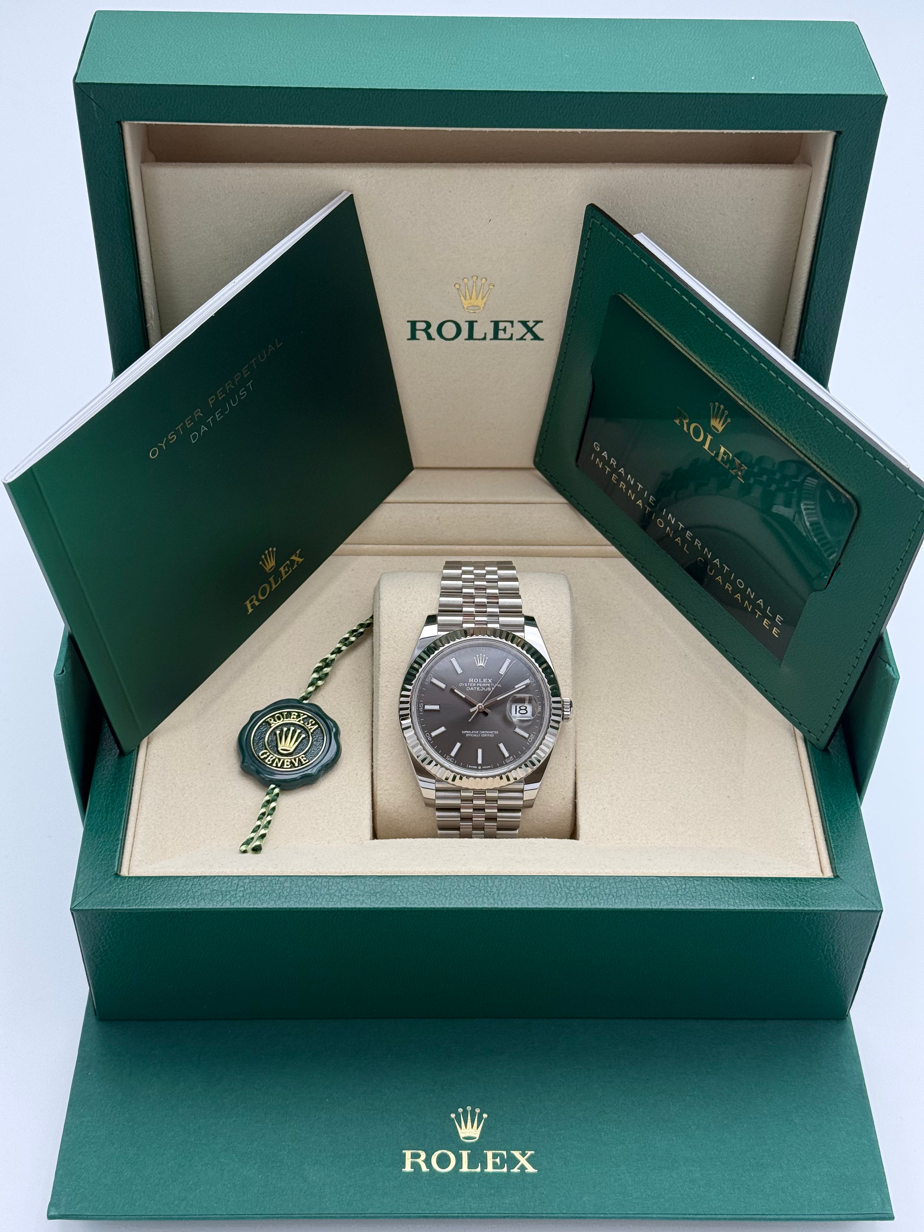 Rolex Datejust 41 – Ref. 126334 |Schiefergraues Zifferblatt | Jubilee-Band