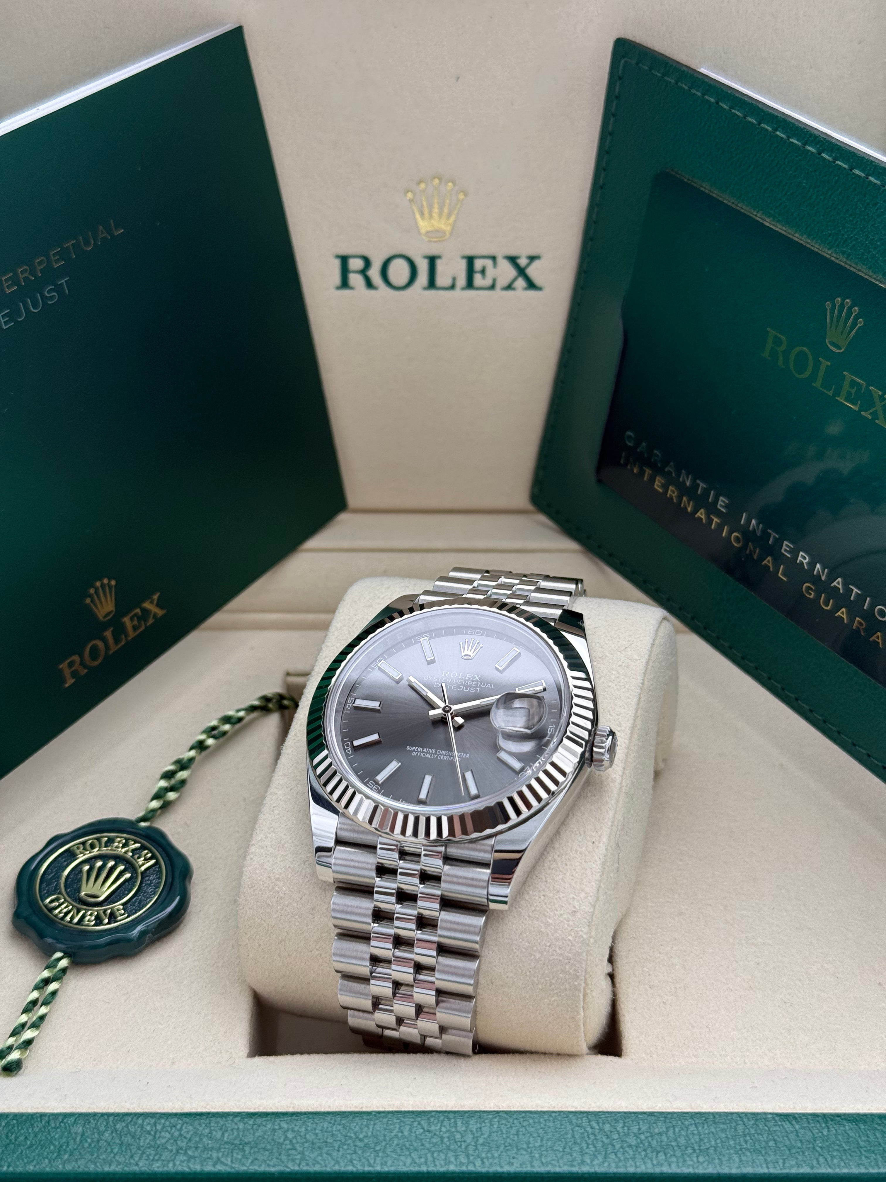 Rolex Datejust 41 – Ref. 126334 |Schiefergraues Zifferblatt | Jubilee-Band