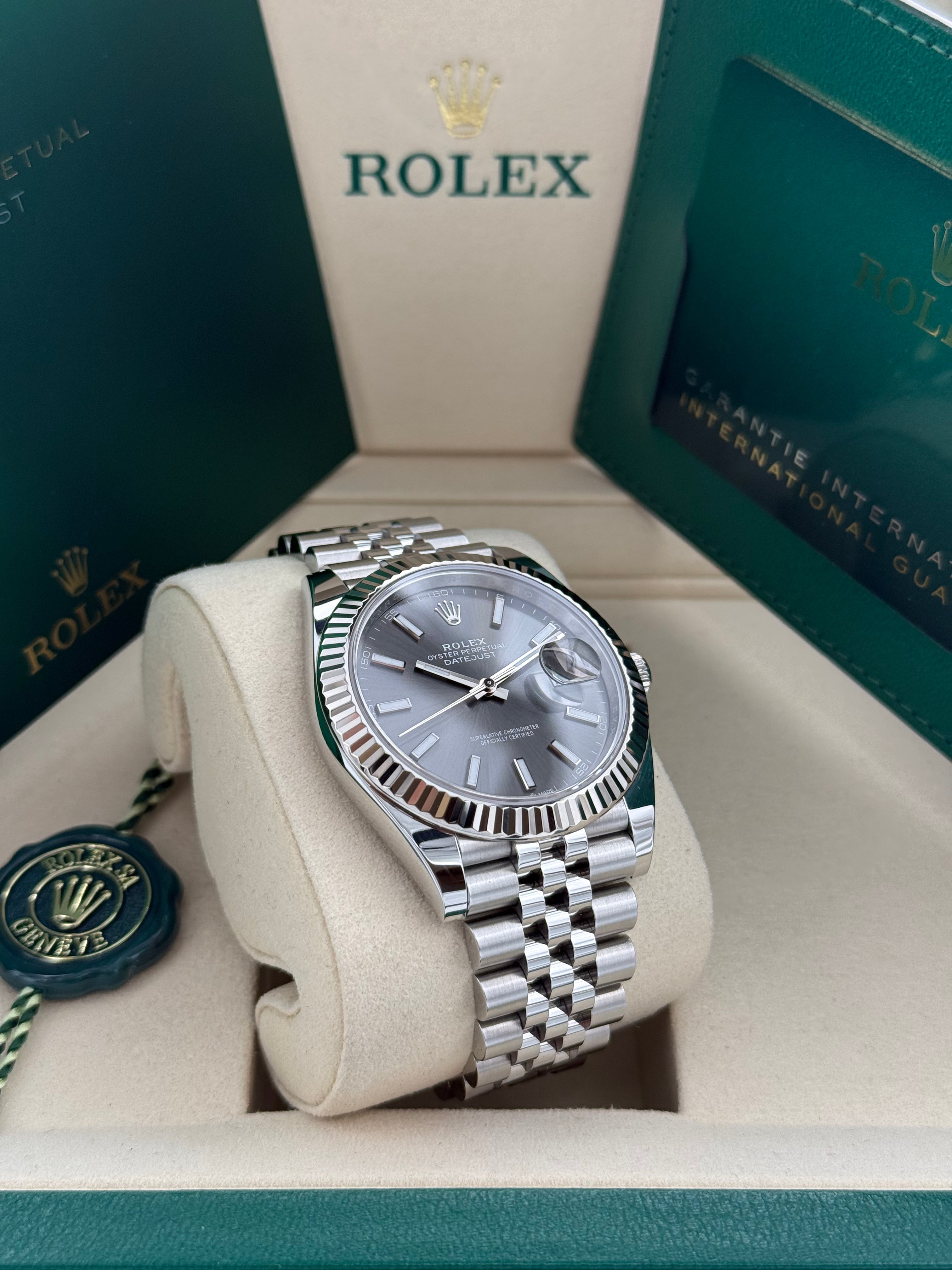 Rolex Datejust 41 – Ref. 126334 |Schiefergraues Zifferblatt | Jubilee-Band