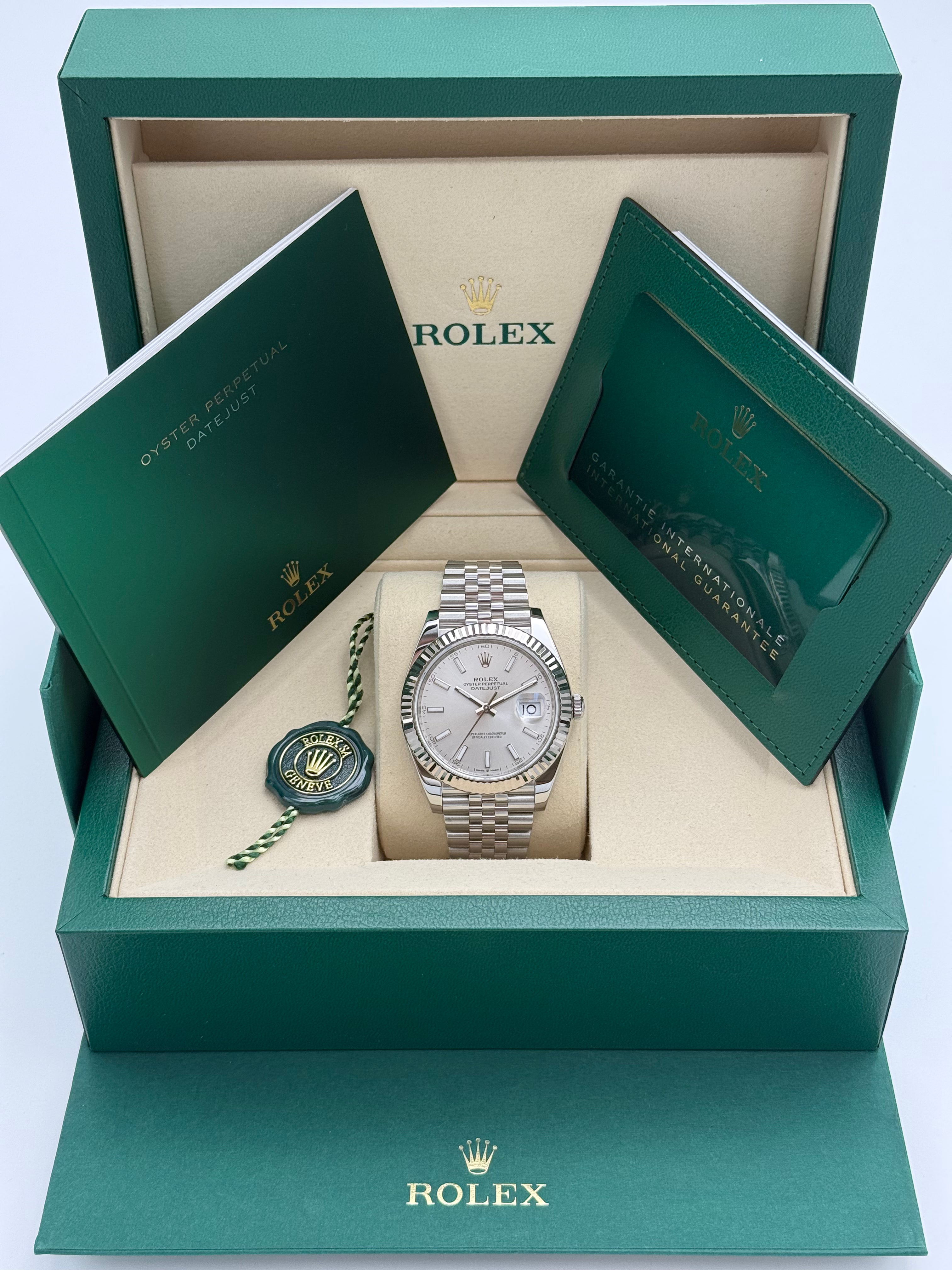 Rolex Datejust 41 – Ref. 126334 |Silbernes Zifferblatt | Jubilee-Band