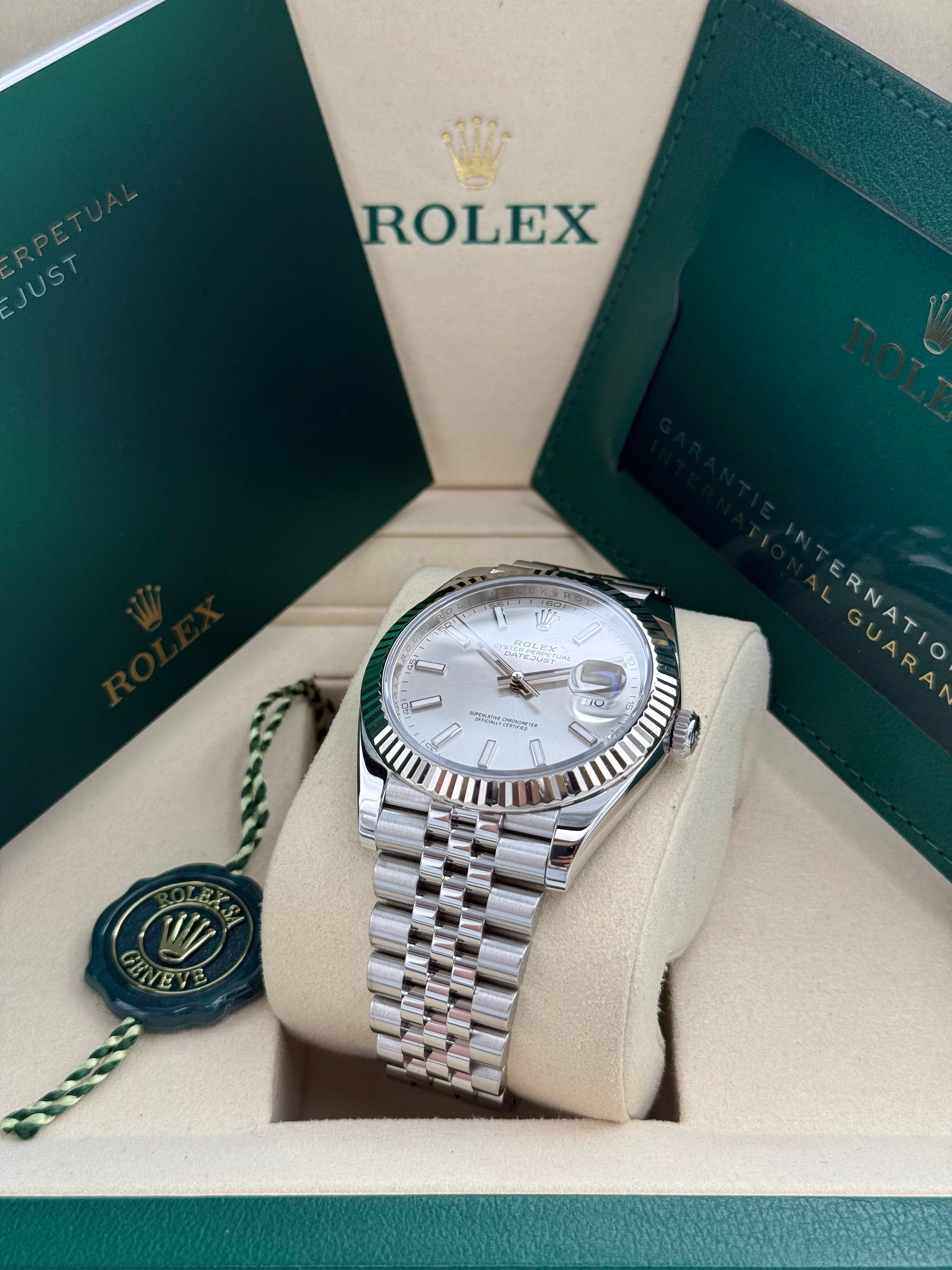 Rolex Datejust 41 – Ref. 126334 |Silbernes Zifferblatt | Jubilee-Band