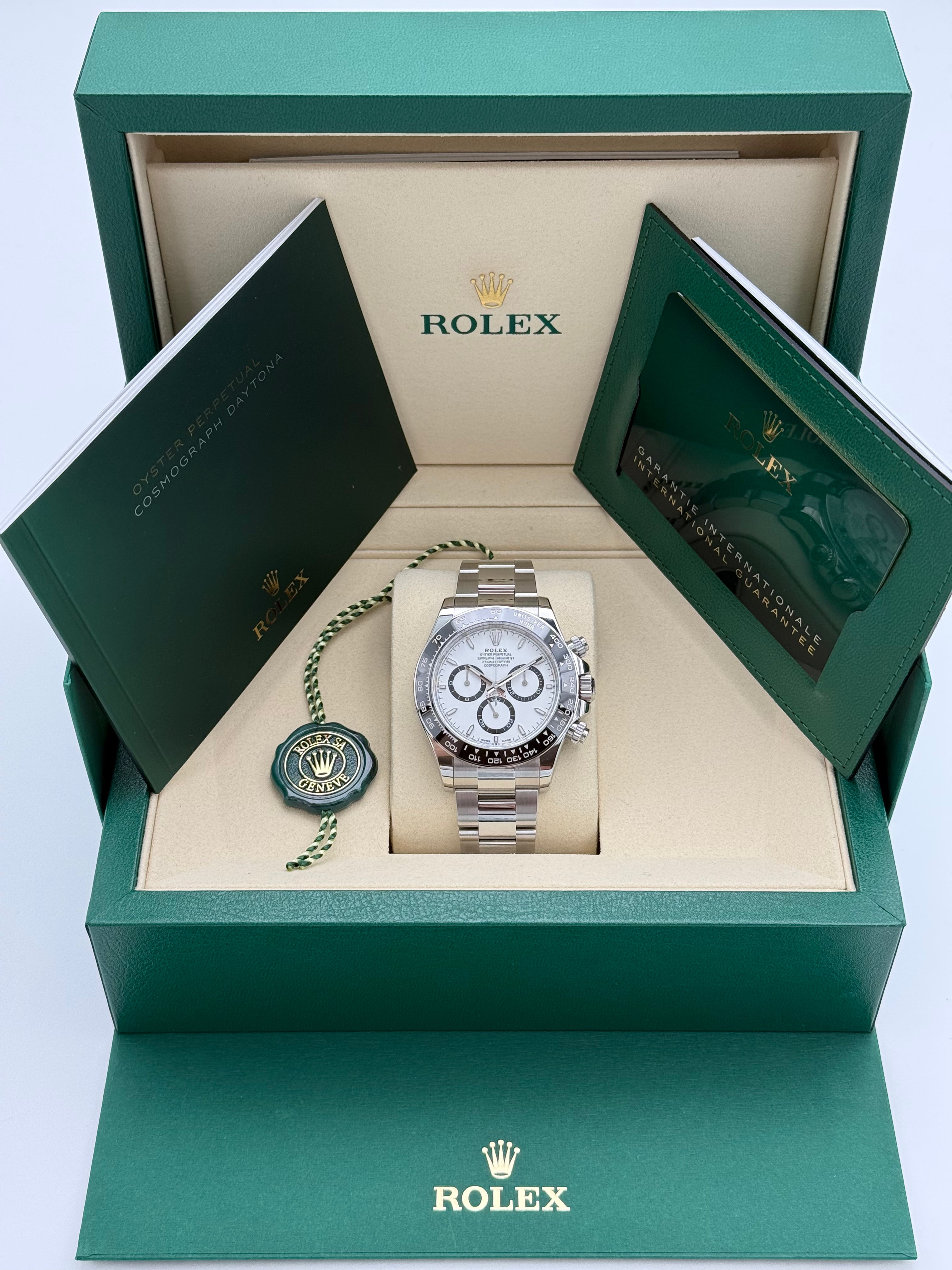 Rolex Daytona – Ref. 126500LN | Weißes Zifferblatt | Oyster-Band