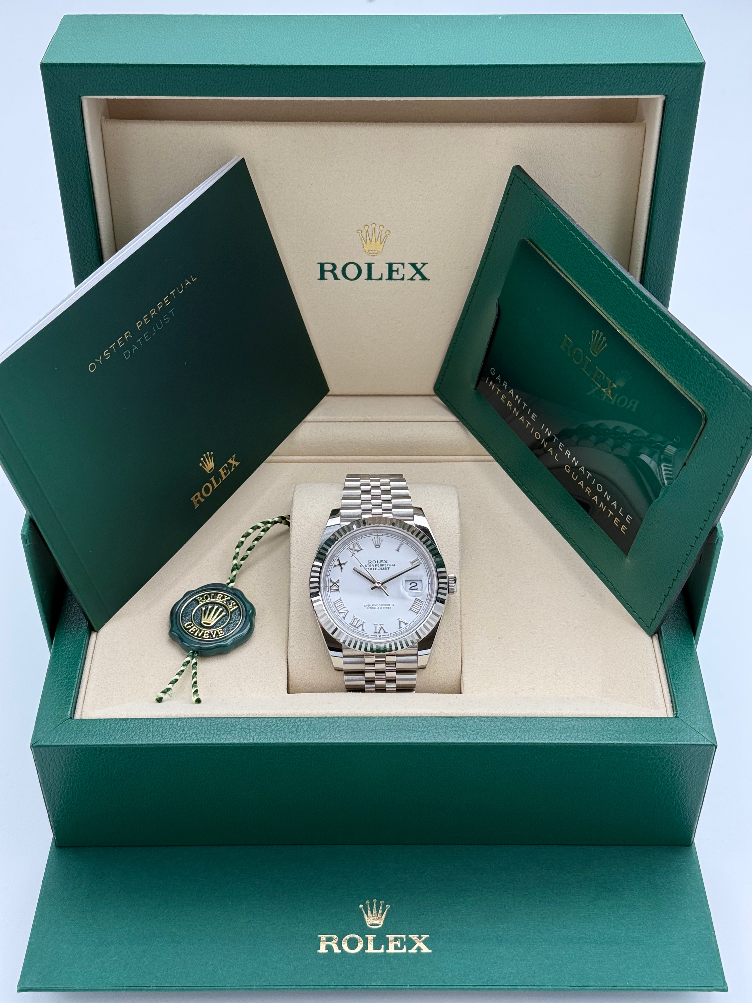 Rolex Datejust 41 – Ref. 126334 |Weißes Zifferblatt | Jubilee-Band