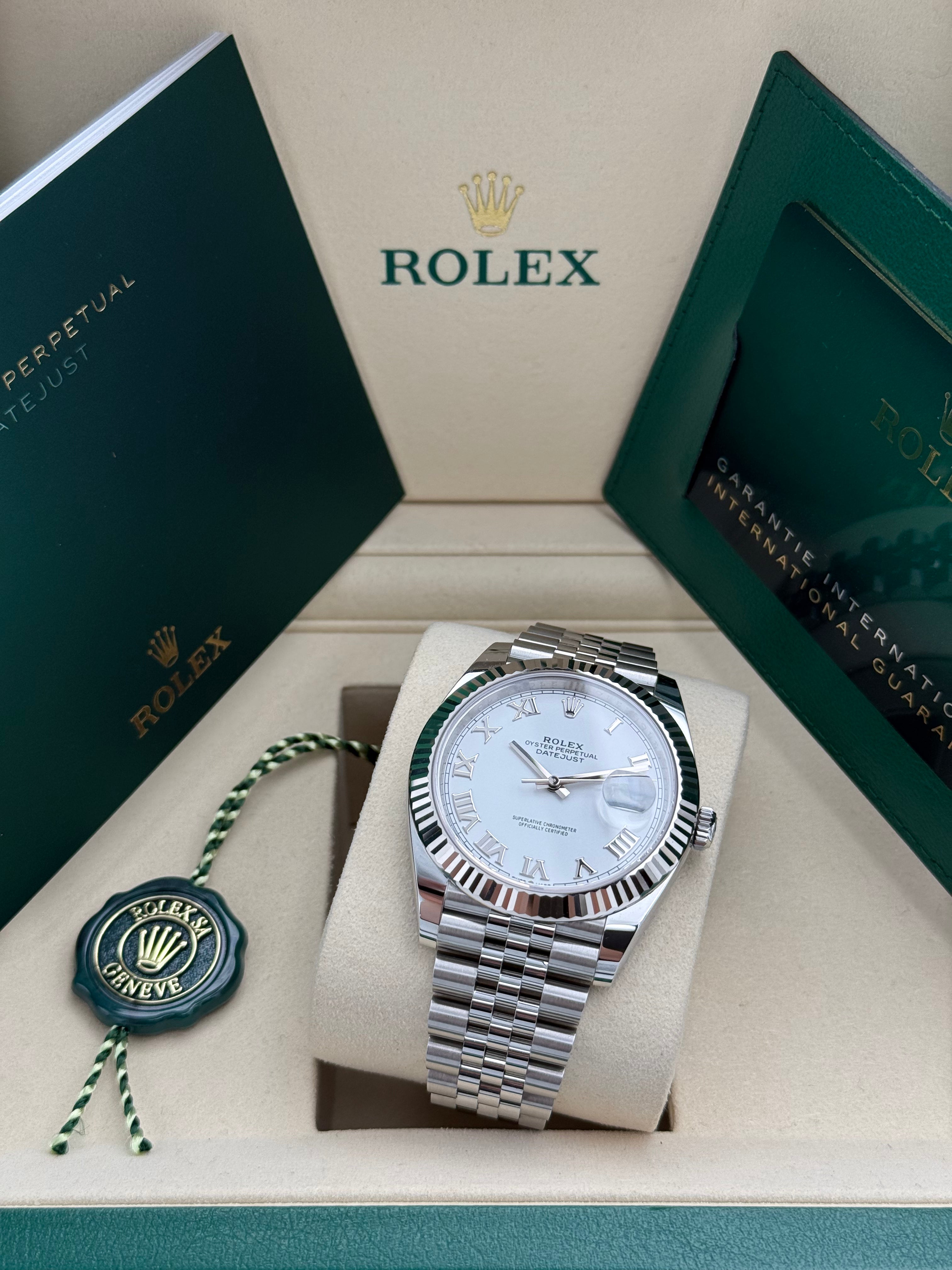 Rolex Datejust 41 – Ref. 126334 |Weißes Zifferblatt | Jubilee-Band
