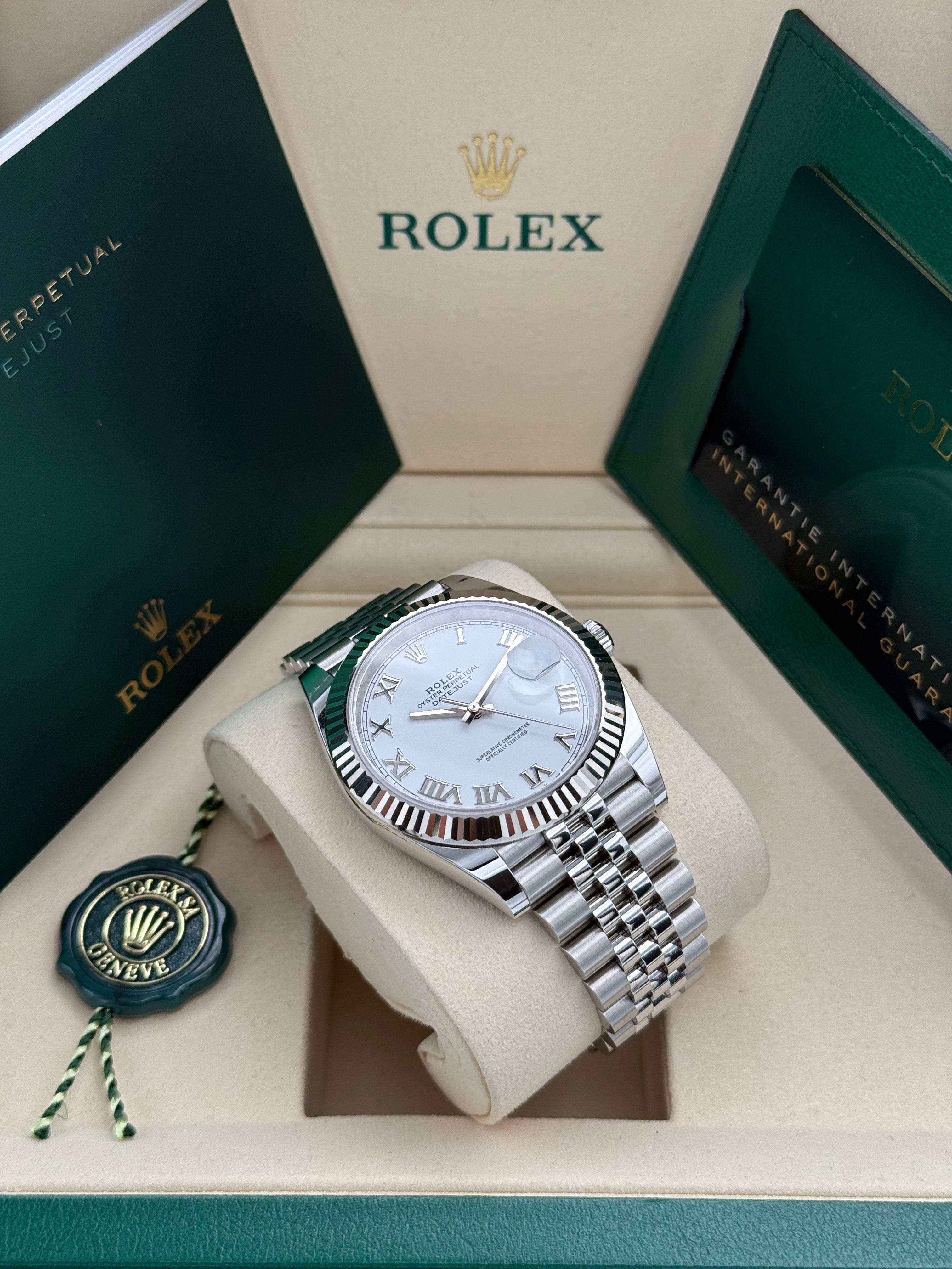 Rolex Datejust 41 – Ref. 126334 |Weißes Zifferblatt | Jubilee-Band