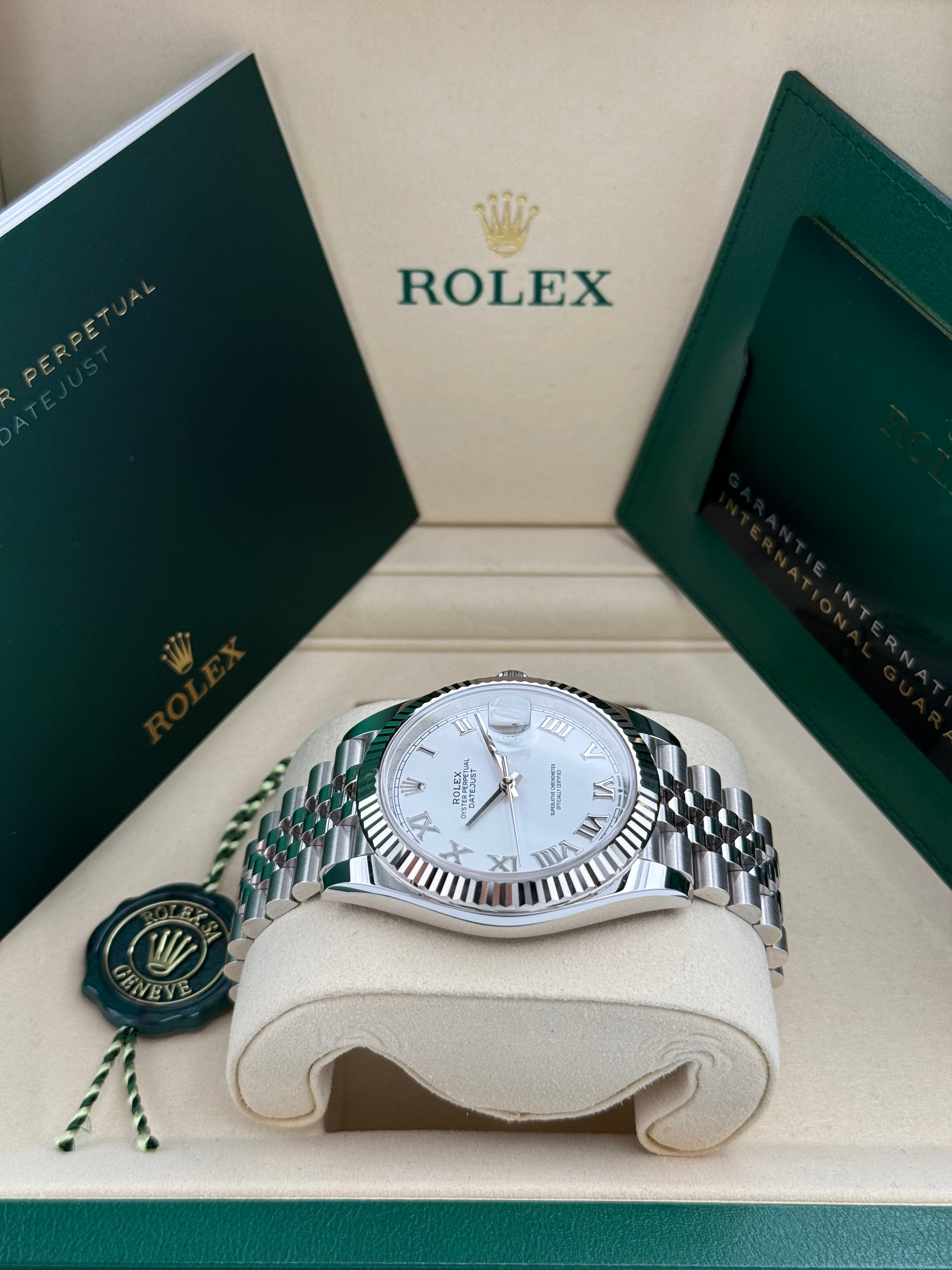 Rolex Datejust 41 – Ref. 126334 |Weißes Zifferblatt | Jubilee-Band