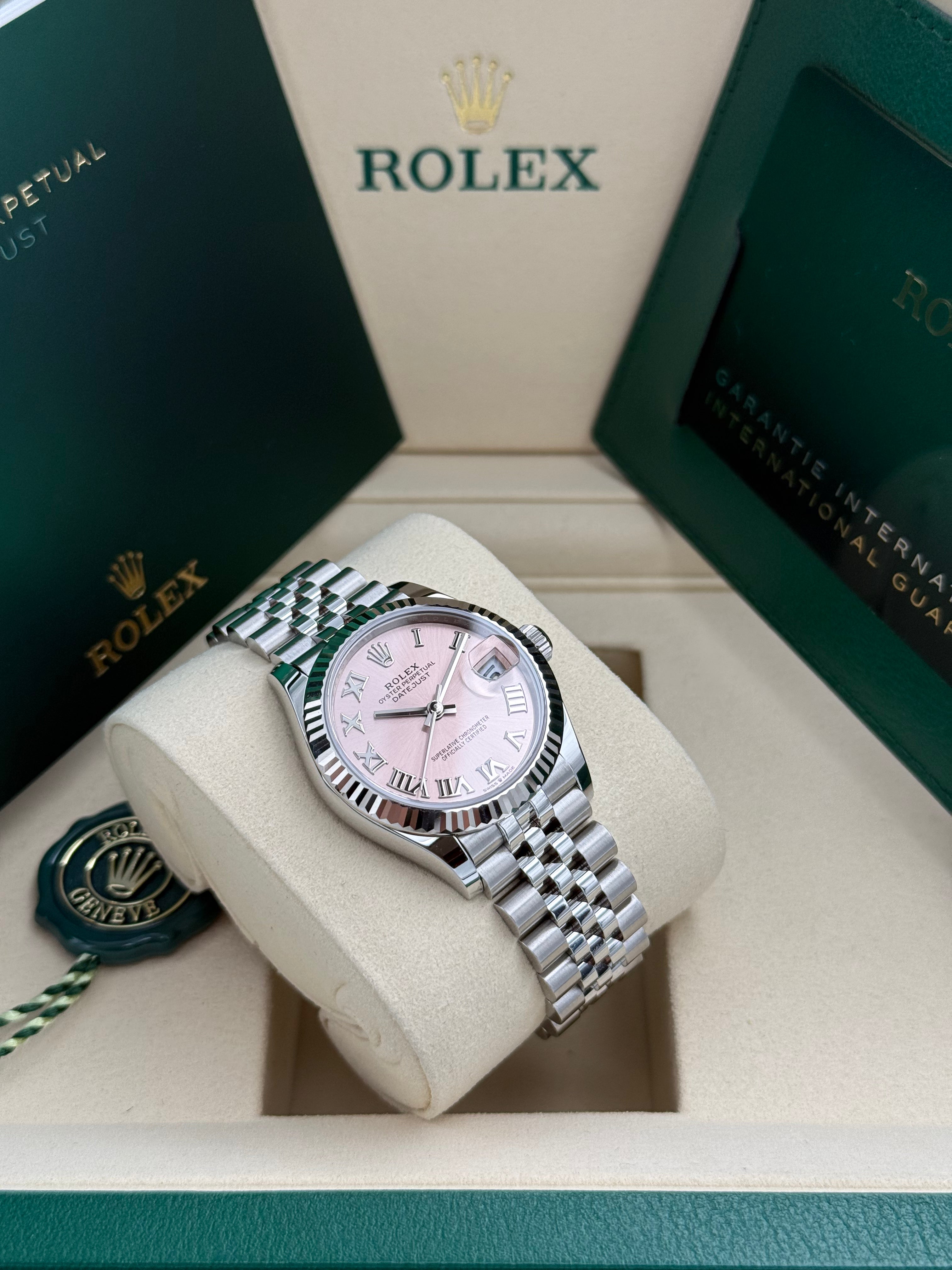 Rolex Datejust 31 – Ref. 278274 | Rosafarbenes Zifferblatt | Jubilee-Band