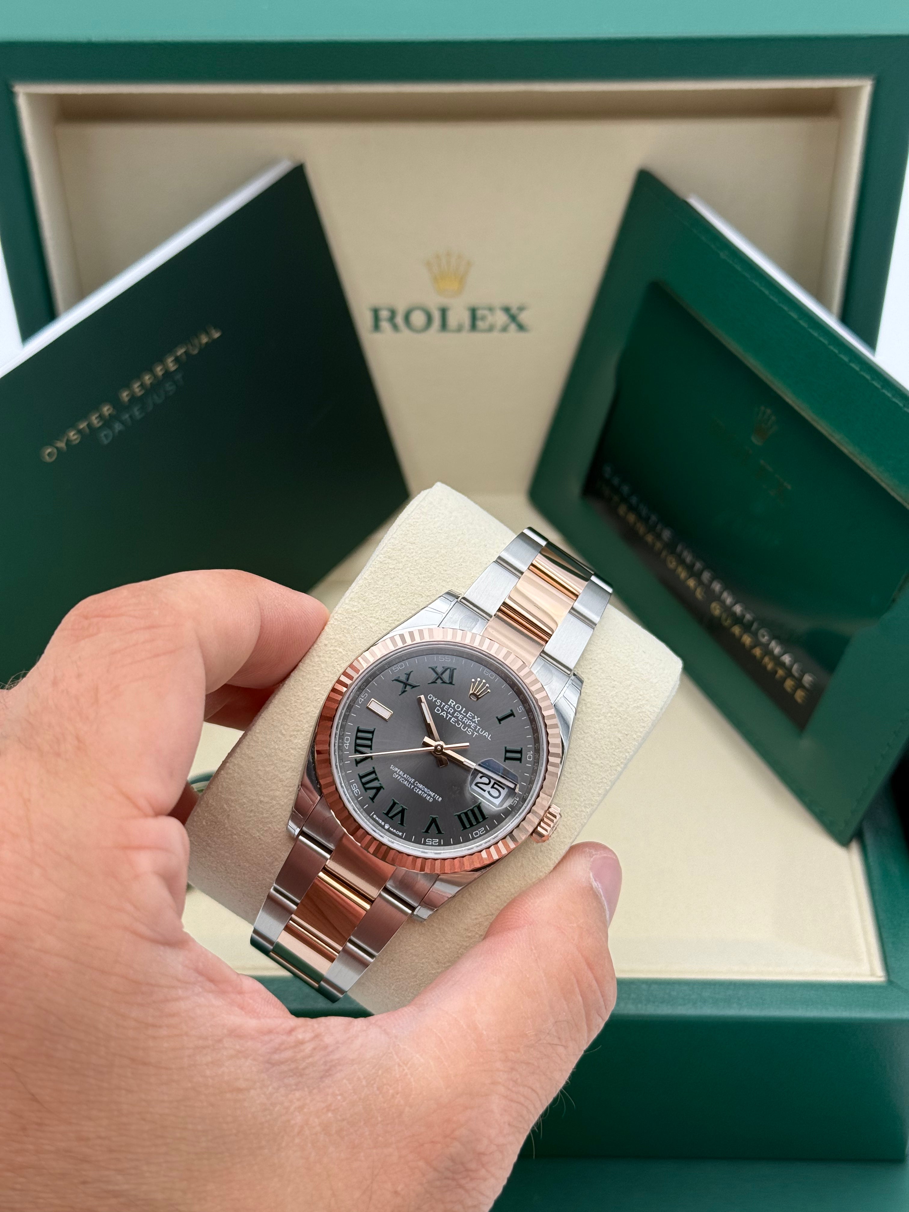 Rolex Datejust 36 – Ref. 126231 | Schiefergraues Zifferblatt | Oyster-Band