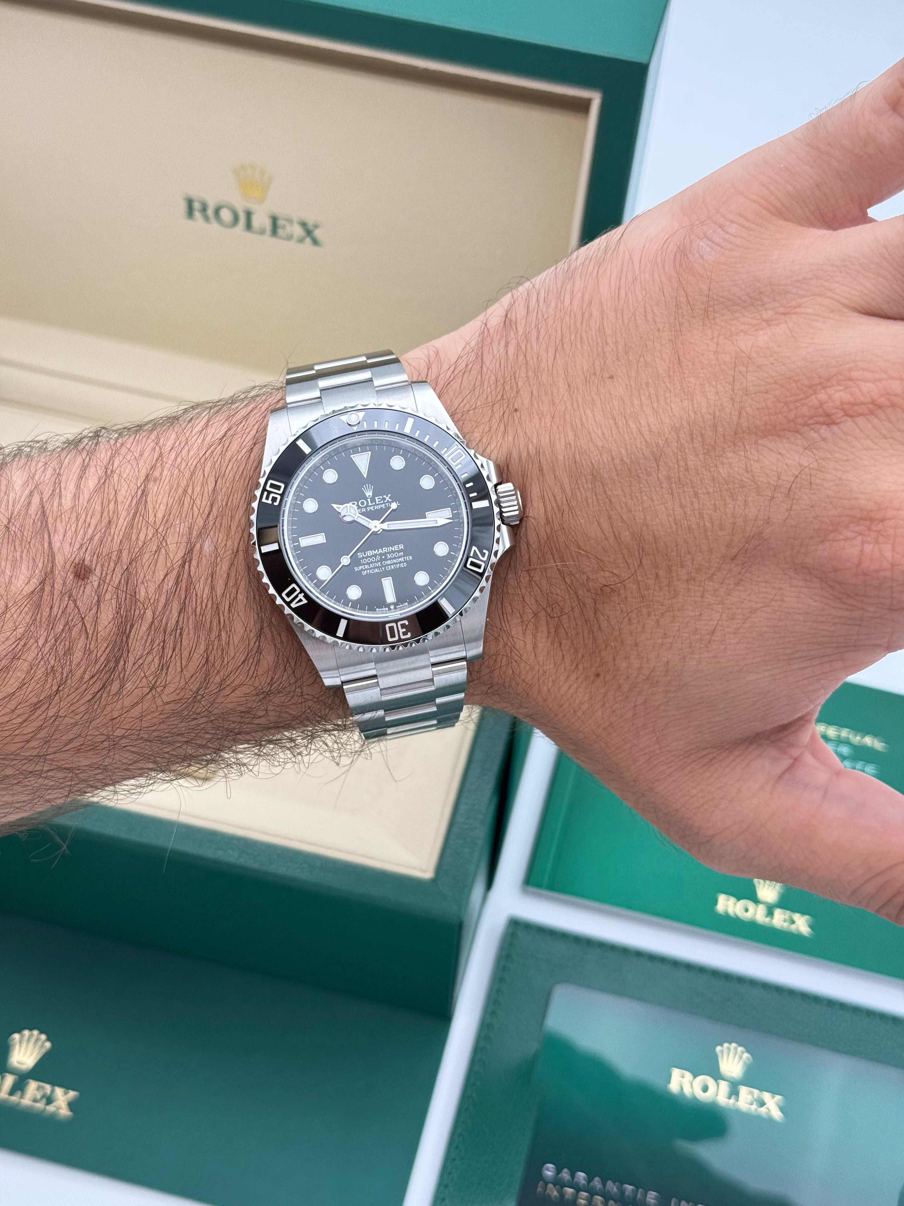 Rolex Submariner – Ref. 124060 | Schwarzes Zifferblatt | Oyster-Band