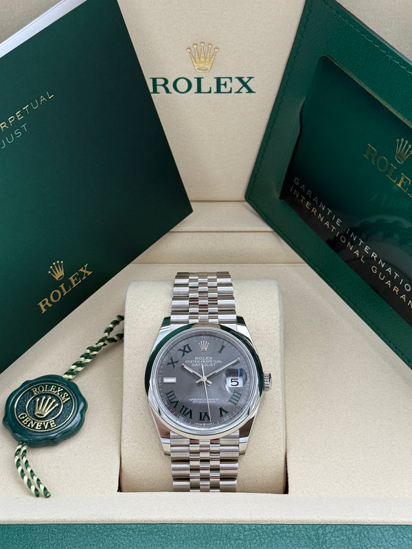 Rolex Datejust 36 – Ref. 126200 | Schiefergraues Zifferblatt  | Jubilee-Band