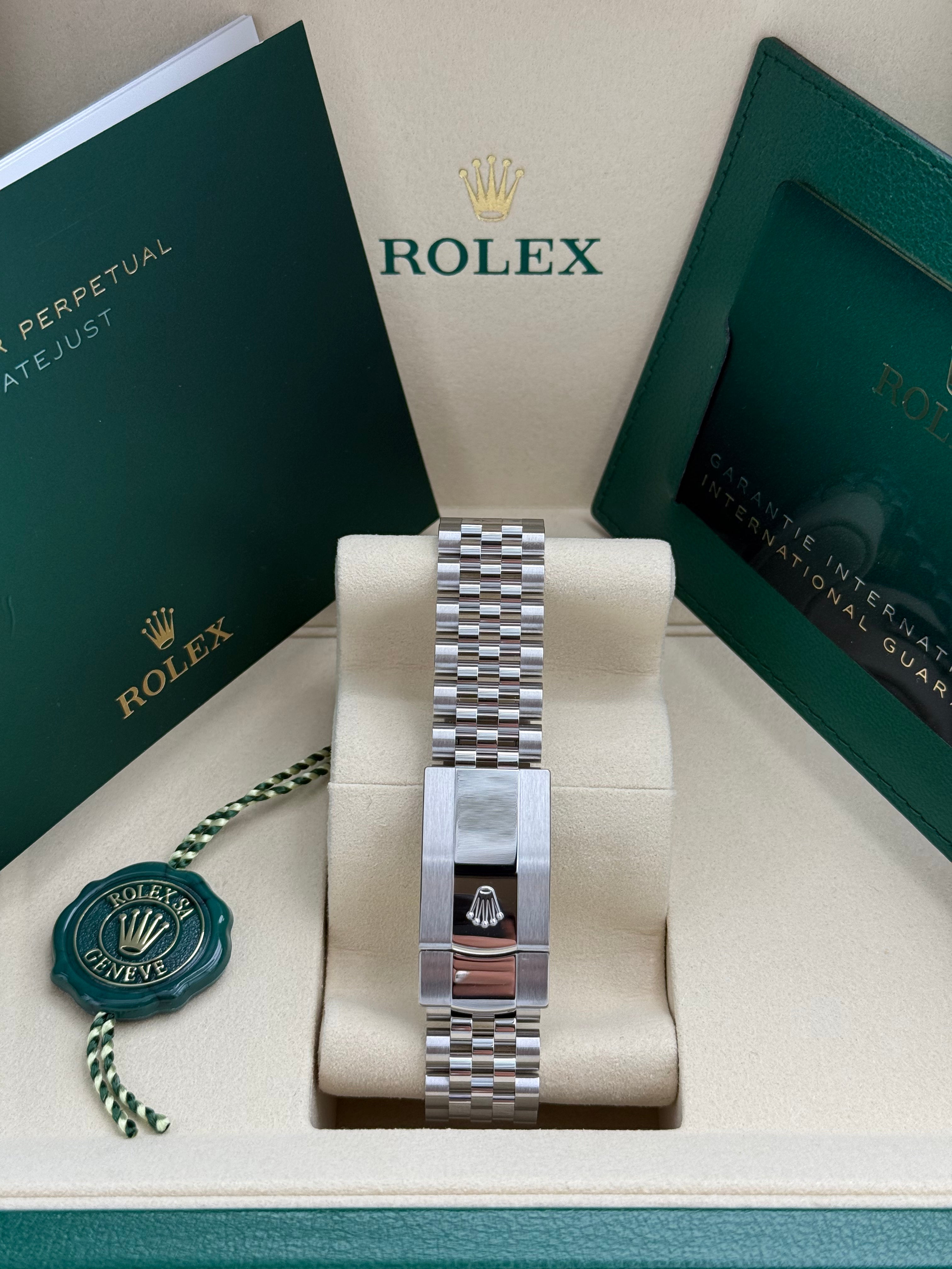 Rolex Datejust 41 – Ref. 126334 | Mintgrünes Zifferblatt | Jubilee-Band